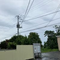8月10日㈮朝・小雨の北斗市