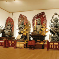 特別展「旧嵯峨御所 大覚寺－百花繚乱 御所ゆかりの絵画－」（東京国立博物館）：狩野山楽「牡丹図」「松鷹図」「紅白梅図」！「五大明王像」明円（ﾐｮｳｴﾝ）作1177年！