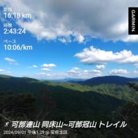 可部連山を縦走しました