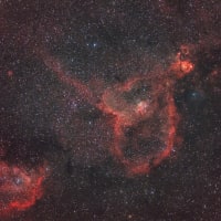 ハート(IC1805)＆ソウル星雲(IC1848)
