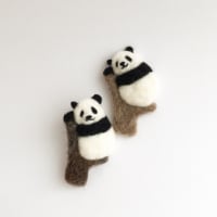 よんだぁ？パンダのブローチ