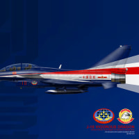 中国のアクロバット飛行隊のJ-10の新し塗装とパッチ