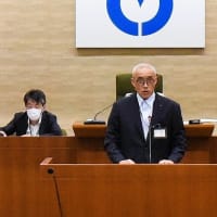 生坂村議会６月定例会開会＆生坂ダム湖上空からの風景