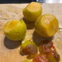 減塩梅干し梅酢漬け。その１。