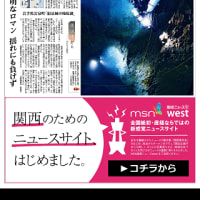 産経新聞　（龍泉洞）