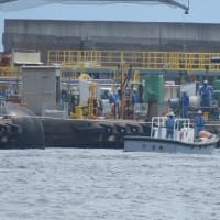 小説キャナルタウン 150　潜水艦の入港　三菱重工神戸造船所