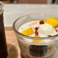 ココナッツ香るマンゴーとみるくアイスのチェ そして、テーブル茶道参加（見学＋５回目）　〜♪