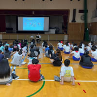 今日の学校の様子