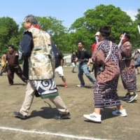児童と地域住民一緒に　二風谷連合大運動会　 アイヌ舞踊で盛り上がる【平取】