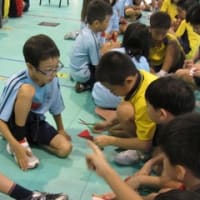 「学校交流に行きました」