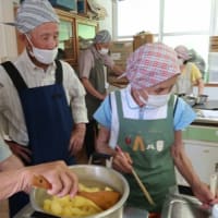 じいメシ（肉じゃが、春雨サラダ、しそ飯＆朴の木だんご）