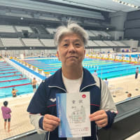 【報告】日本マスターズ水泳短水路大会江東会場に出場しました