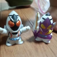 The finger puppet of Masked Rider 