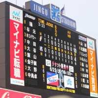【交流戦】対東京ヤクルトスワローズ４回戦＠神宮球場