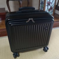 横向きのスーツケース