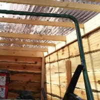 除雪機小屋作りました!!