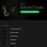 Sacred Goat - influences and tastes - Spotify