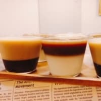 コーヒーとミルクのゼリー