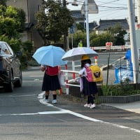 日傘登校