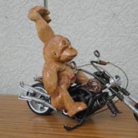 針＆木のモンキーバイク