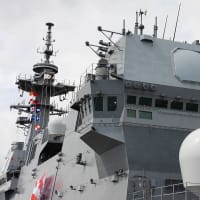 海上自衛隊 護衛艦「 加賀 」国際観光港 ・別府港での一般公開 で 見学 。