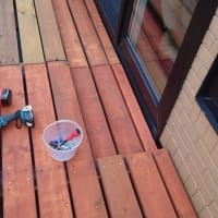 ベランダ補修の全工程終了です ～ お疲れさまでした