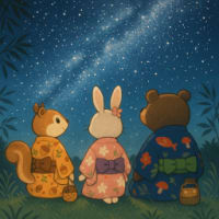 ゆかたでひらく、星のきもち