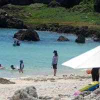07/07旅日記：宮古島への旅2日目－⑦（渡口の浜、中の島海岸模様、）