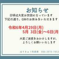 GWの営業