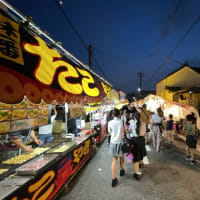地元の白山社で夏祭り！！！