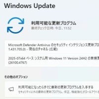 Windows 11 バージョン 24H2 Release Preview に 累積更新 (KB5062660) (26100.4767) が配信されてきました。