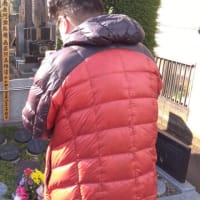 おふくろのバースデーイブの墓参り