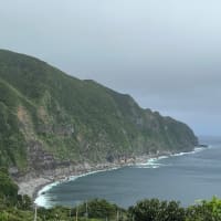 藍ケ江の海✨7月30日(水)☁️  津波到来⚠️  台風9号接近中🌀
