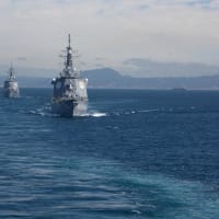 海上自衛隊　厚木基地のモニター