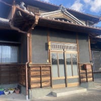 玄関外土壁の改修