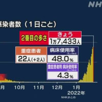 東京都 コロナ 新たに1万7433人感染確認 先週土曜日の約1.6倍 | NHKニュース   2022年1月29日 21時21分