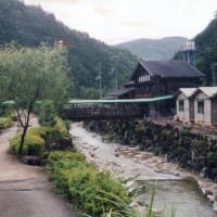 清流熊野川沿いを遡り入鹿温泉へ