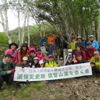 「猿留山道を歩く会・新緑」が行われました。