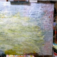 秋の公募展向けの絵「はい　チーズ」の制作開始です
