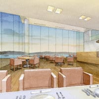 豊田自動織機グローバル研修センターの内観イラスト
