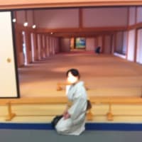着物でお城散策