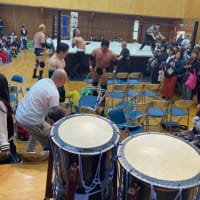 本日は奉納プロレスの演奏でした