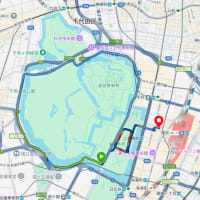 昨年9月以来の皇居ラン、3周＋流し