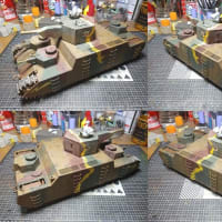 タコム1/35 日本陸軍150t超重戦車「オイ車」製作記 その8・本体 タコム1/35 日本陸軍150t超重戦車「オイ車」製作記 その8・本体