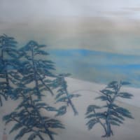氏素性の解らぬ作品　霊峰之朝　伝横山大観筆　昭和２４年頃　その８