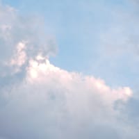 4/18 これ昨日の雲　ムクムク雲は天気が不安定の時だって