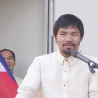 Manny Pacquiao in Japan! マニー・パッキャオ（パックマン）＠代々木公園