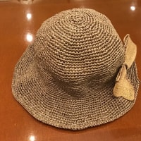 夏用ラフィア帽子