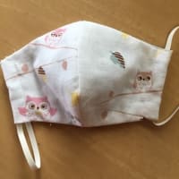 久しぶりのミシンで、、マスクを作りました。