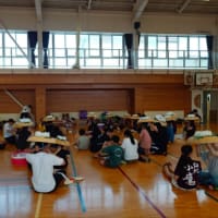 『花笠被り方講習会』